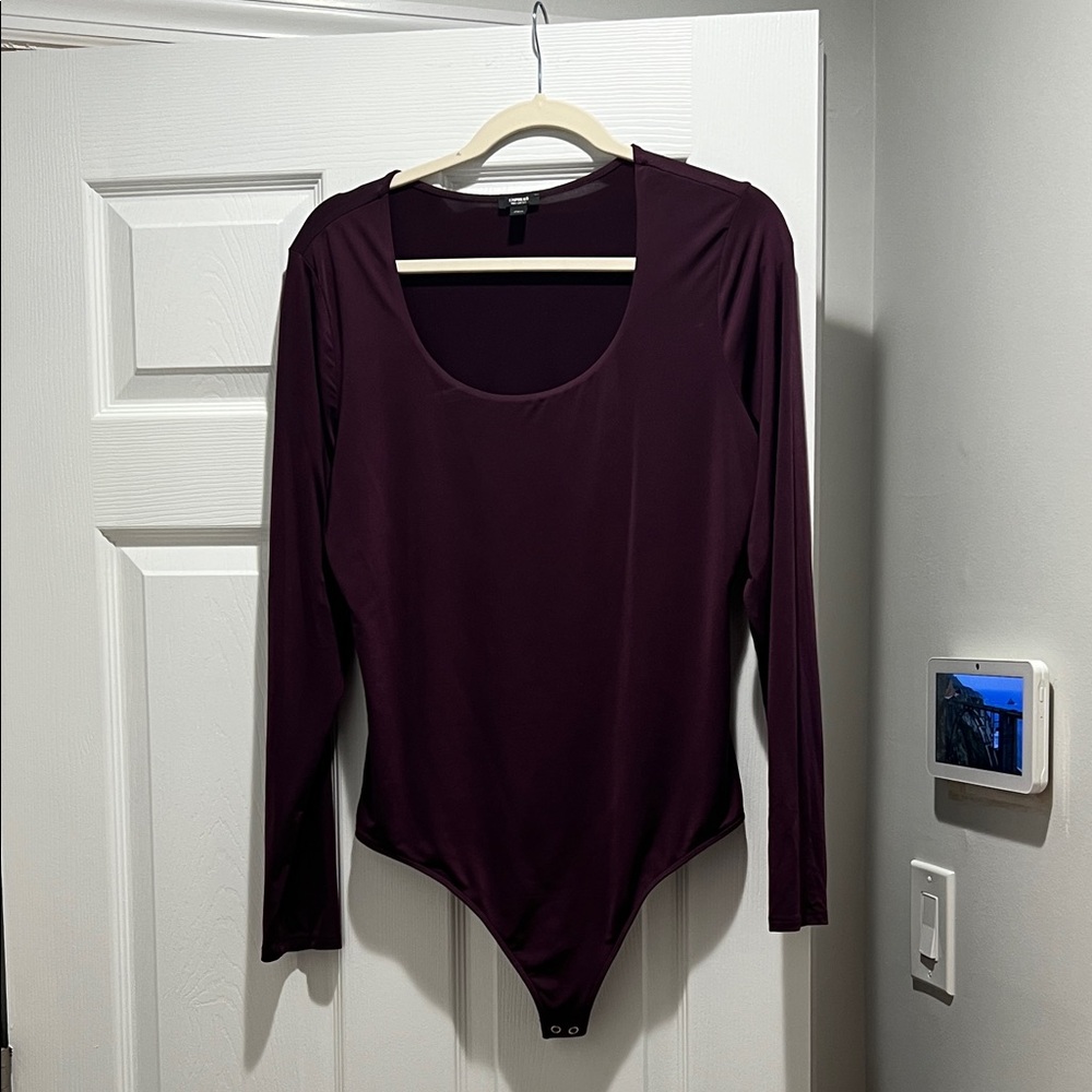 Express Long Sleeve Bodysuit - Rich Purple